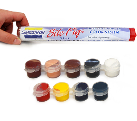 Silc-Pig Silicone Pigment 9-Pack Color Sampler
