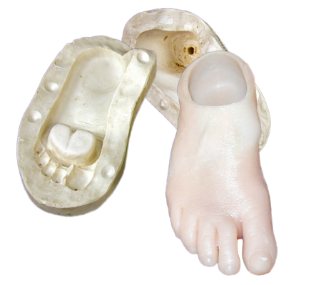[Image of materials being used in the Orthotics & Prosthetics application.]