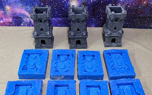 Dice Mold, DND Dice Mold Resin Silicone Dice Molds for Dungeons and Dr