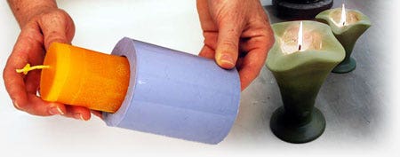 Candle Making - Long lasting mold making and casting materials for a glowing success in candle making!