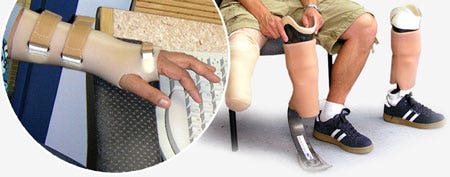 Orthotics & Prosthetics - High Quality liquid RTV compounds which are used for fabricating a variety of custom and stock Prosthetics and Orthotics
