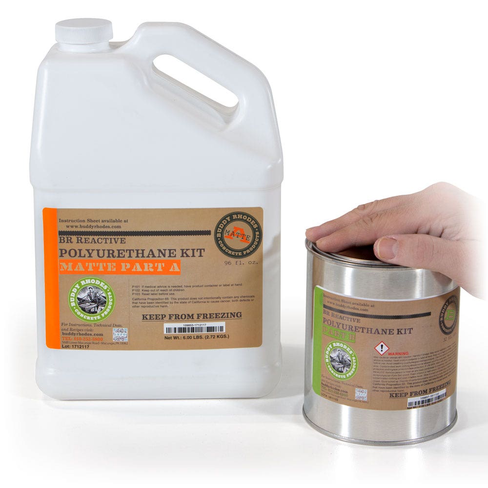 Buddy Rhodes Reactive Polyurethane Sealer, Bulk Part A + B, Matte