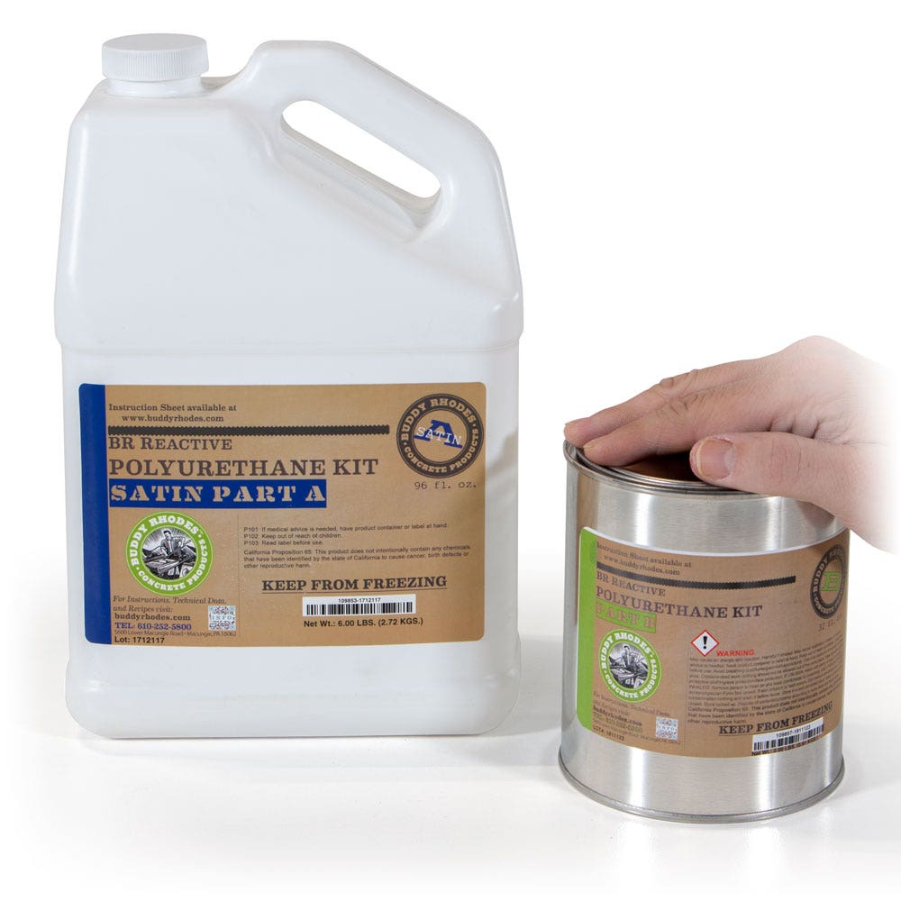Buddy Rhodes Reactive Polyurethane Sealer, Bulk Part A+B, Satin