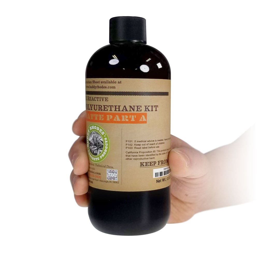 Buddy Rhodes Reactive Polyurethane Sealer, Part A, Matte