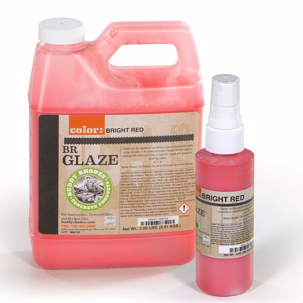 Buddy Rhodes Glaze, Bright Red