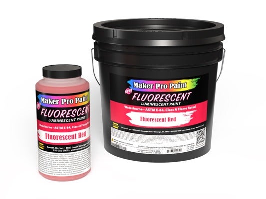 Maker Pro Paint Fluorescent Red