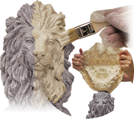 Liquid latex mold making materials