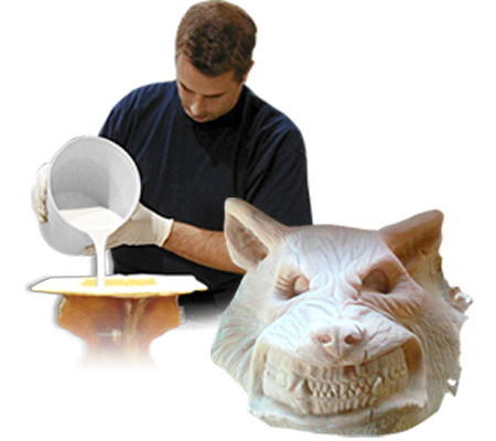 Liquid latex mold making materials
